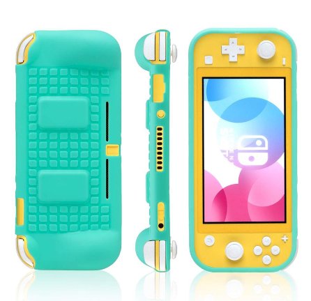 Nintendo Switch Lite Soft Tpu Protective Grip Case With 2 Game Card Slot