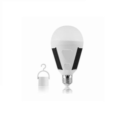 Emergency LED Light Bulb with Solar Panel